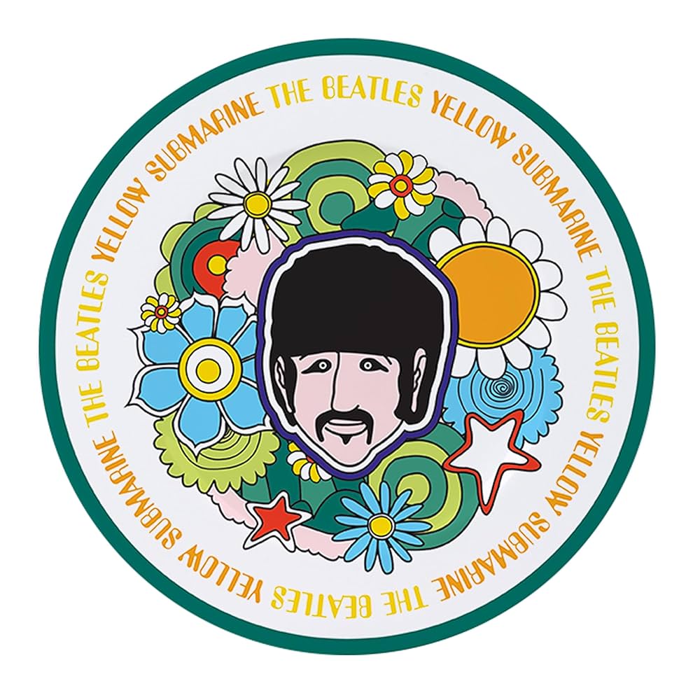 GB eye The Beatles Yellow Submarine Flowers Plate Set